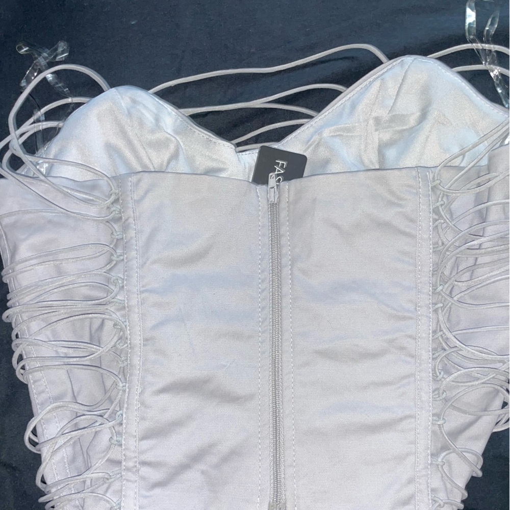 Brand New With Tag, Gray Tube Top